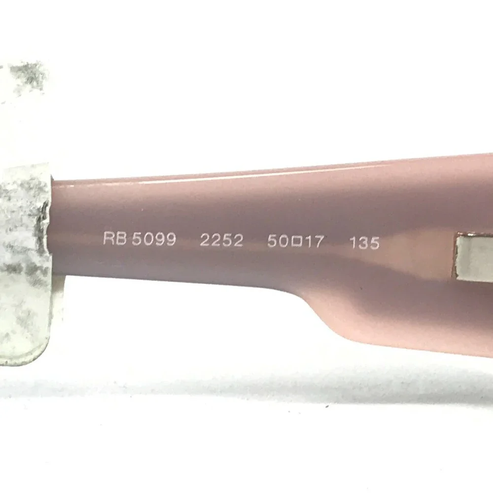 Ray-Ban Eyeglasses Frames RB5099 2252 Black Pink Rectangular Full Rim 50-17-135